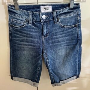 Paige Denim Jax Knee Jean Shorts